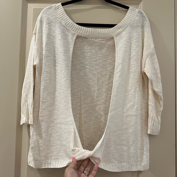 Express ivory color Sweater - Picture 3 of 3